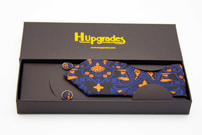 Windsor Knot Tie Set with Cufflinks & Pocket Square Luxury Gift Packed