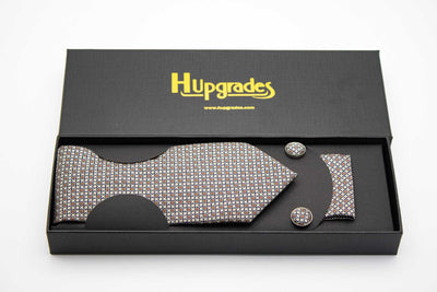 Necktie and Pocket Square | Hupgrades Baron Cufflinks Set Gift Ready!!