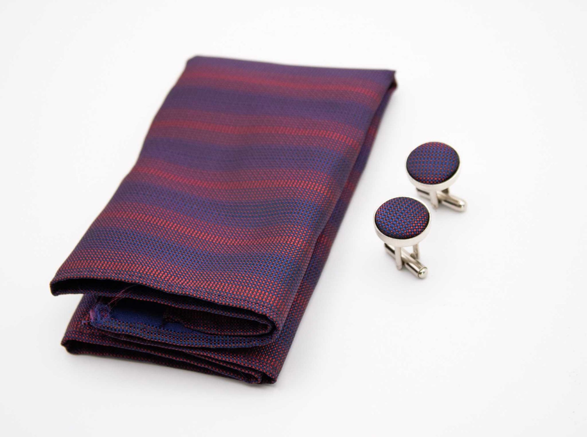 Necktie Set for Men Elegant Pocket Square & Cufflinks Gift Box Premium