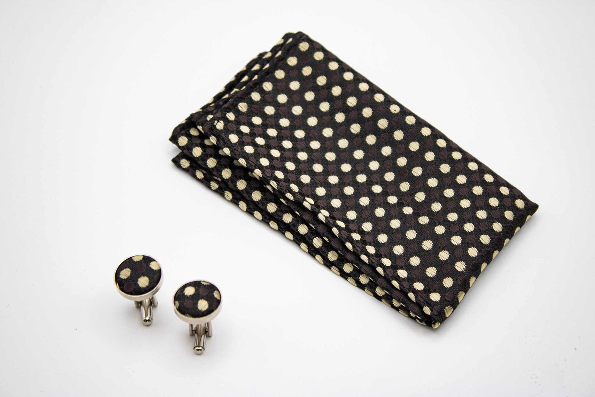 Twilight Necktie Set with Pocket Square & Cufflinks - Luxurious Gift