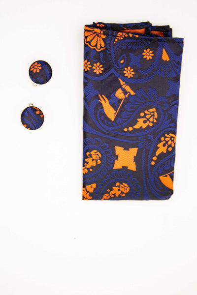 Windsor Knot Tie Set with Cufflinks & Pocket Square Luxury Gift Packed