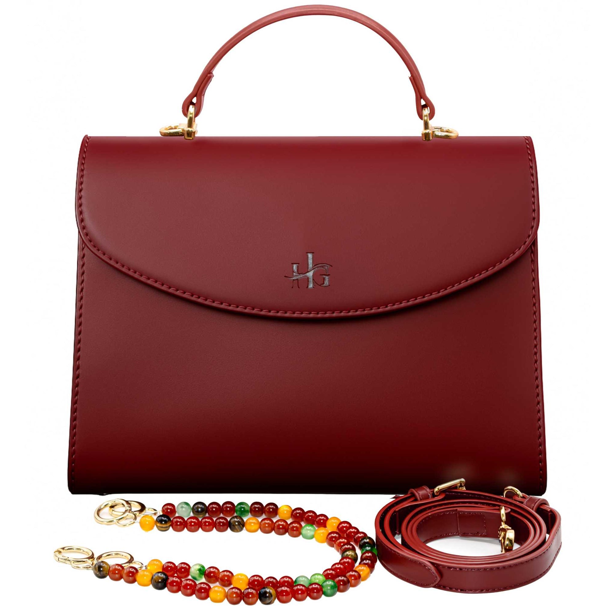 sling bag women - Adorn Handbag | Elegant Spacious Burgundy PU Leather