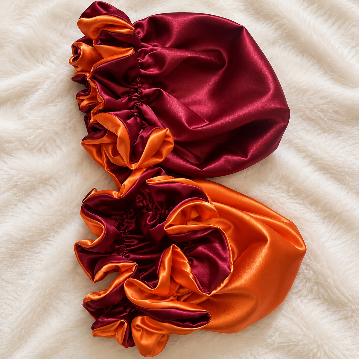 Luxury Satin Bonnet Reversible for Hair Protection