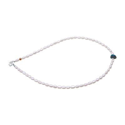 Mother of Pearl & Turquoise Jewelry Set | Necklace for Mother Online!!