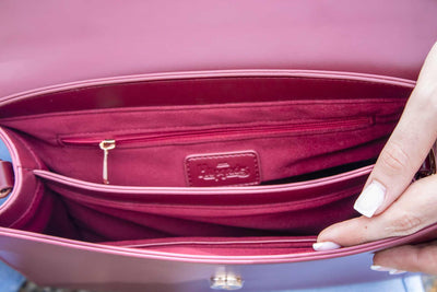 sling bag women - Adorn Handbag | Elegant Spacious Burgundy PU Leather